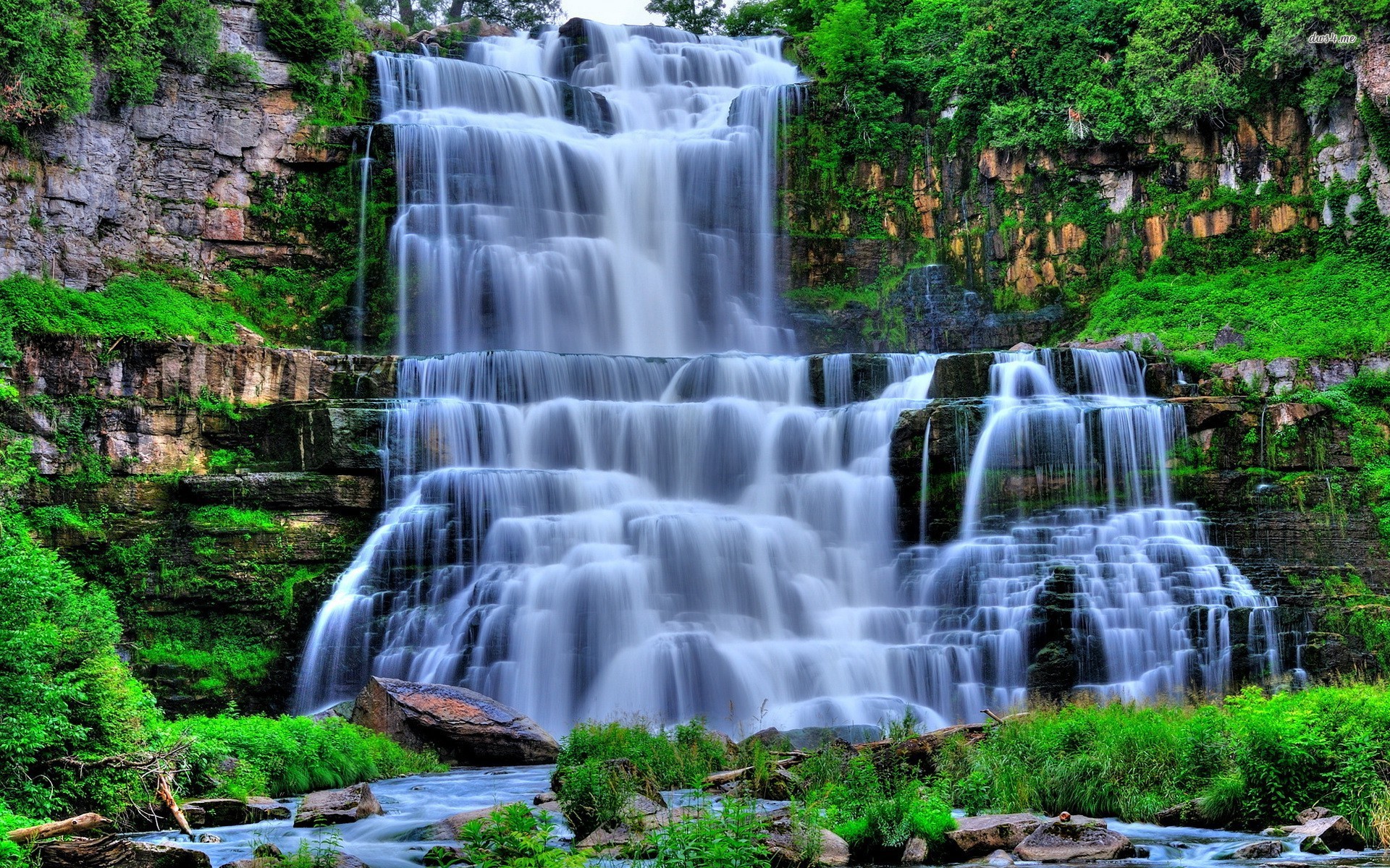 Nice Waterfall Background, Waterfall Image Hd, #1721