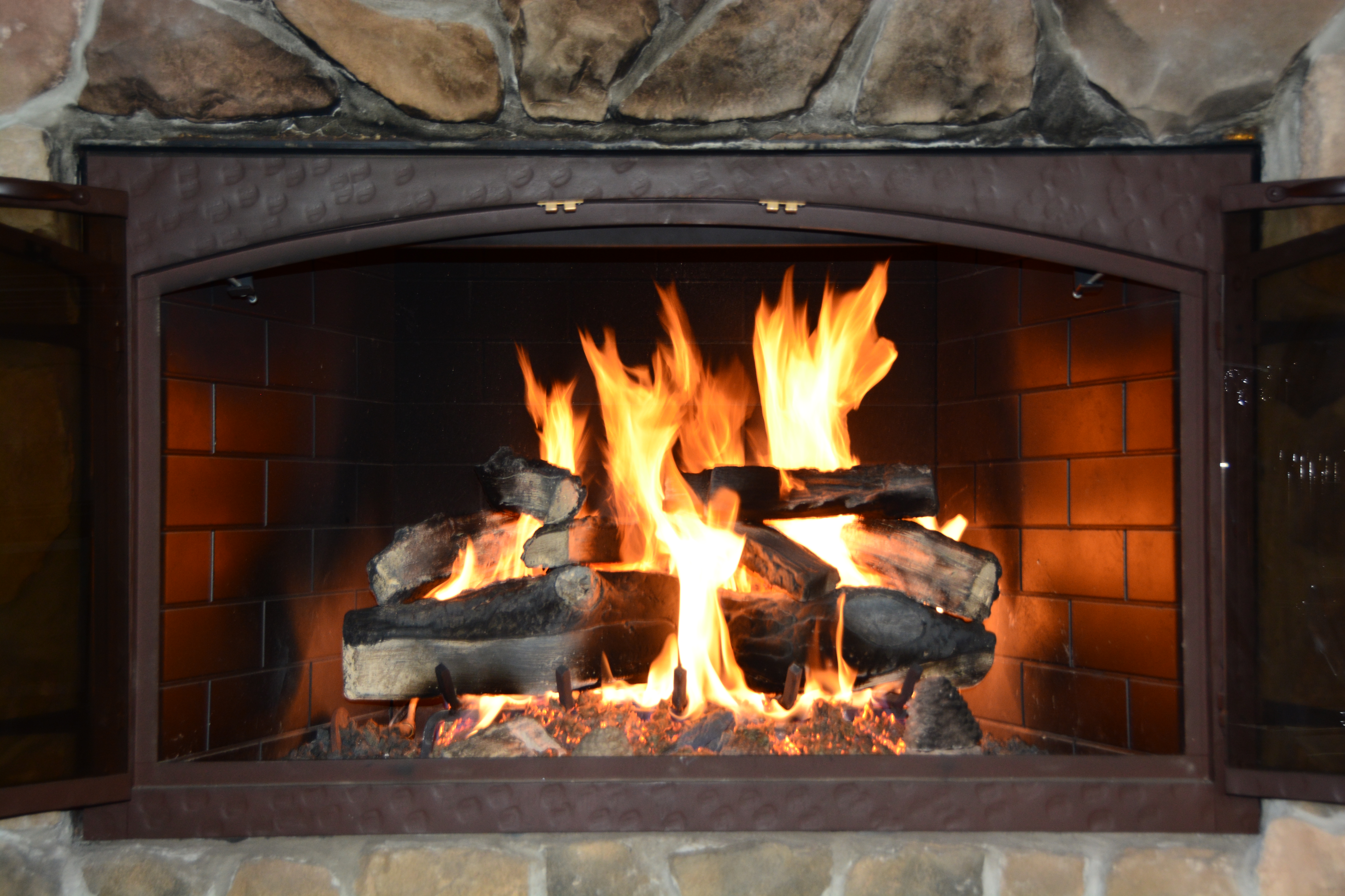 Fireplace Picture, Fireplace Gas Logs, #7390