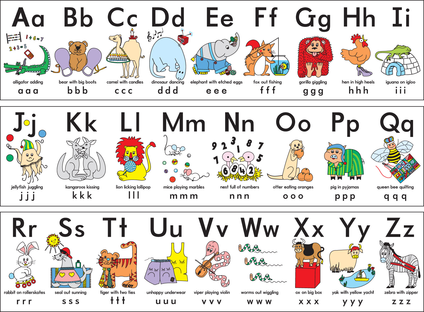 Alphabet Letters With Pictures Printable