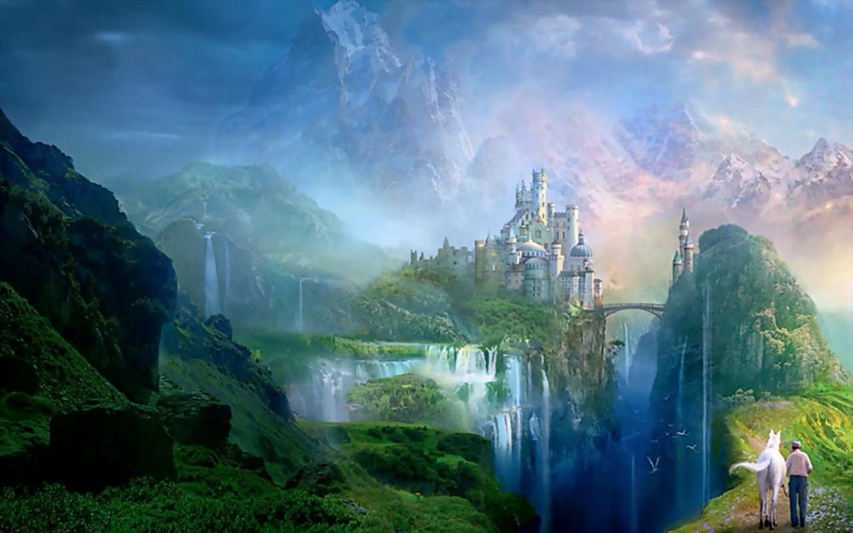 Nice Fantasy World Backgrounds, Widescreen Fantasy World, #10914
