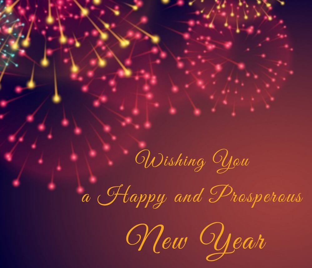 Wish You A Happy New Year Free Fireworks ECards, Greeting Cards | 123