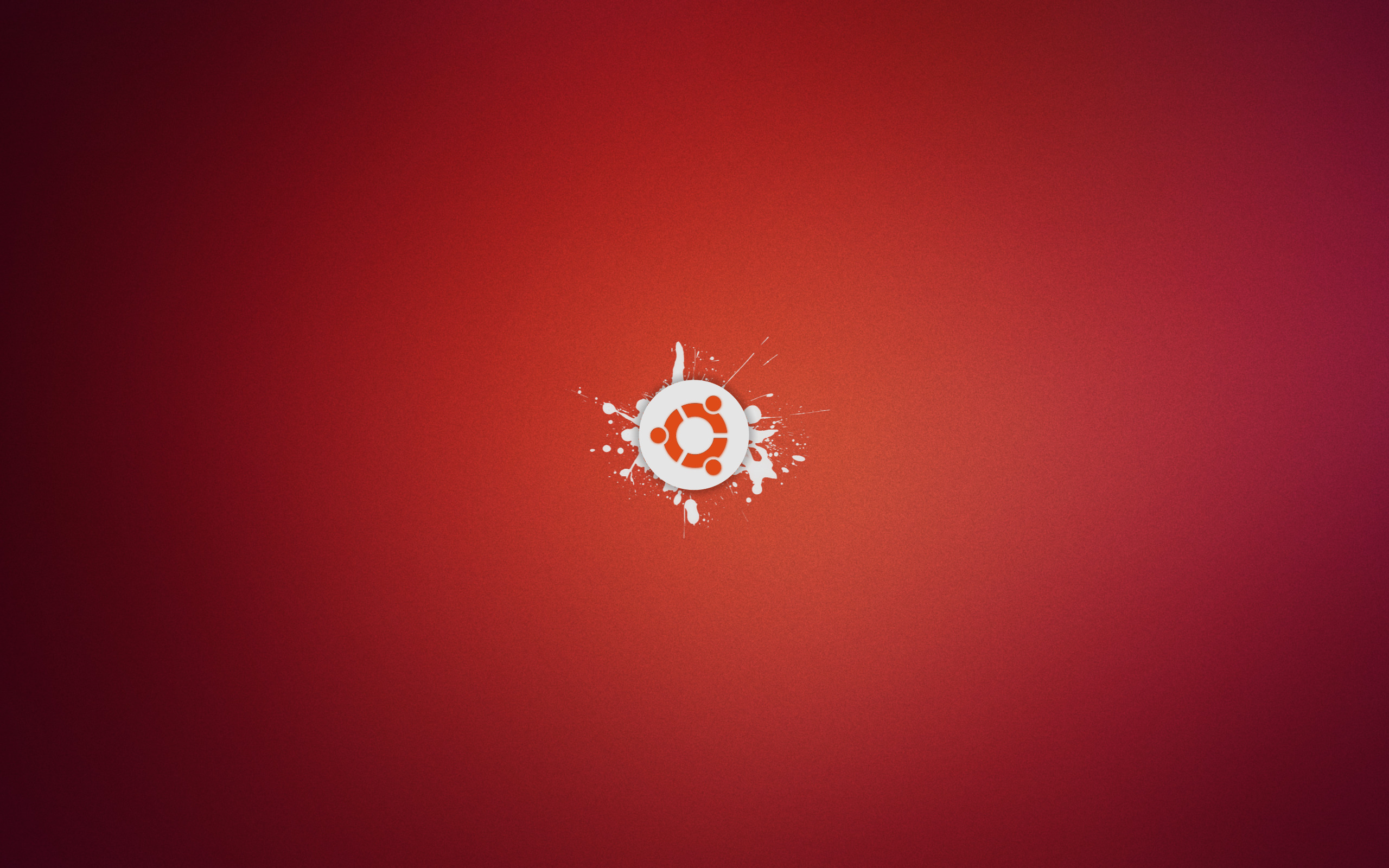 Red Ubuntu Wallpaper