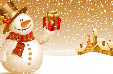 Snowman Christmas Wallpaper