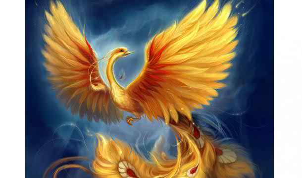 Ancient Megical Phoenix Bird