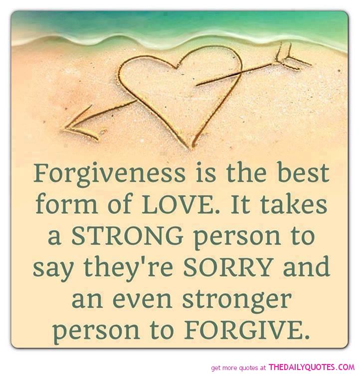 Forgiveness Sorry Sayings