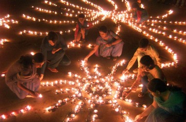 Indian Women Diwali Festival of Lights