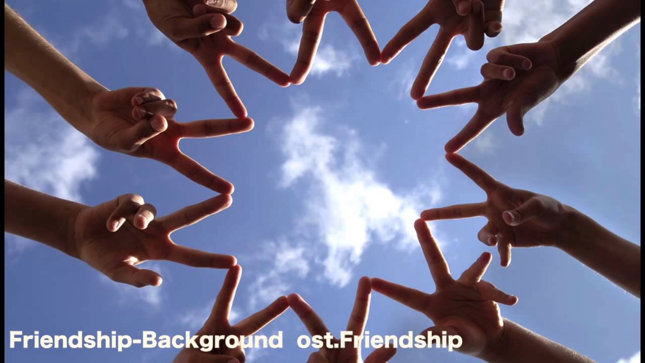 Hand Art Friendship Background