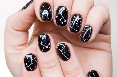 Black Nails Art