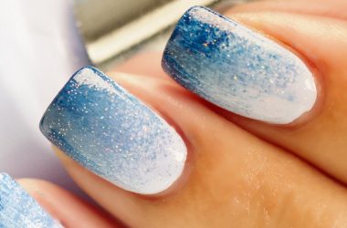 Blue Nails Art 7922