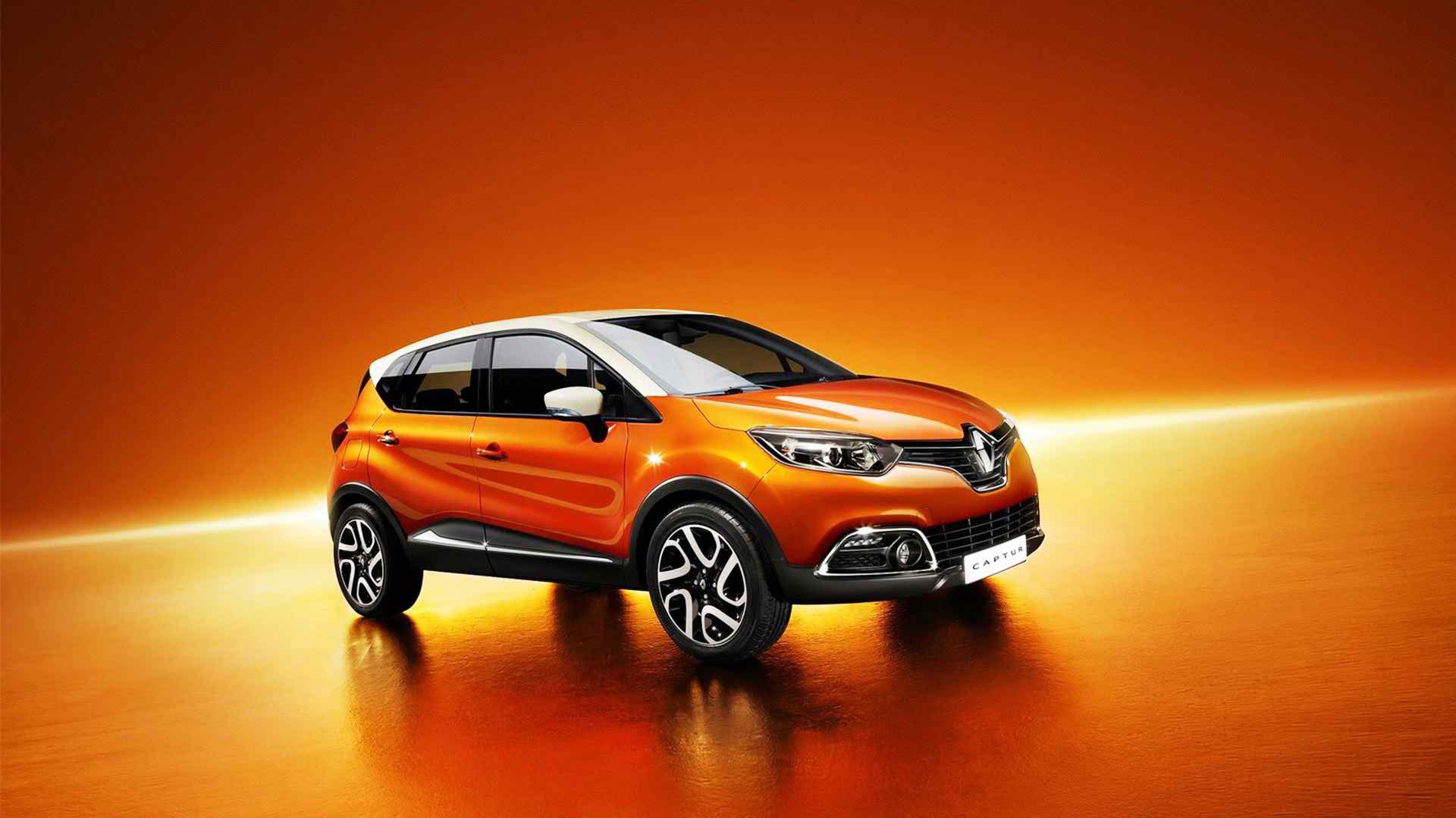 Orange Renault Captur Wallpaper
