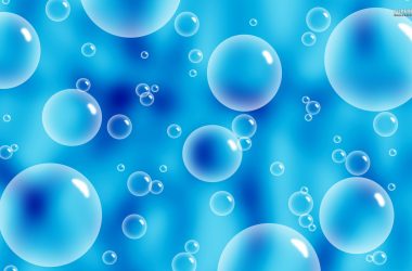 Blue Bubble Wallpaper