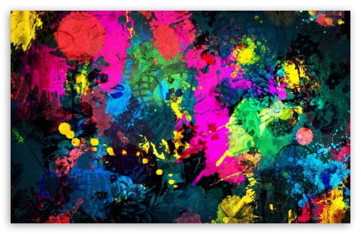 Colorful Paint Wallpaper