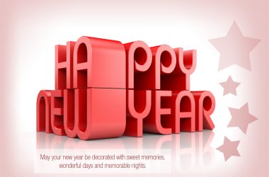 3D New Year Wishes