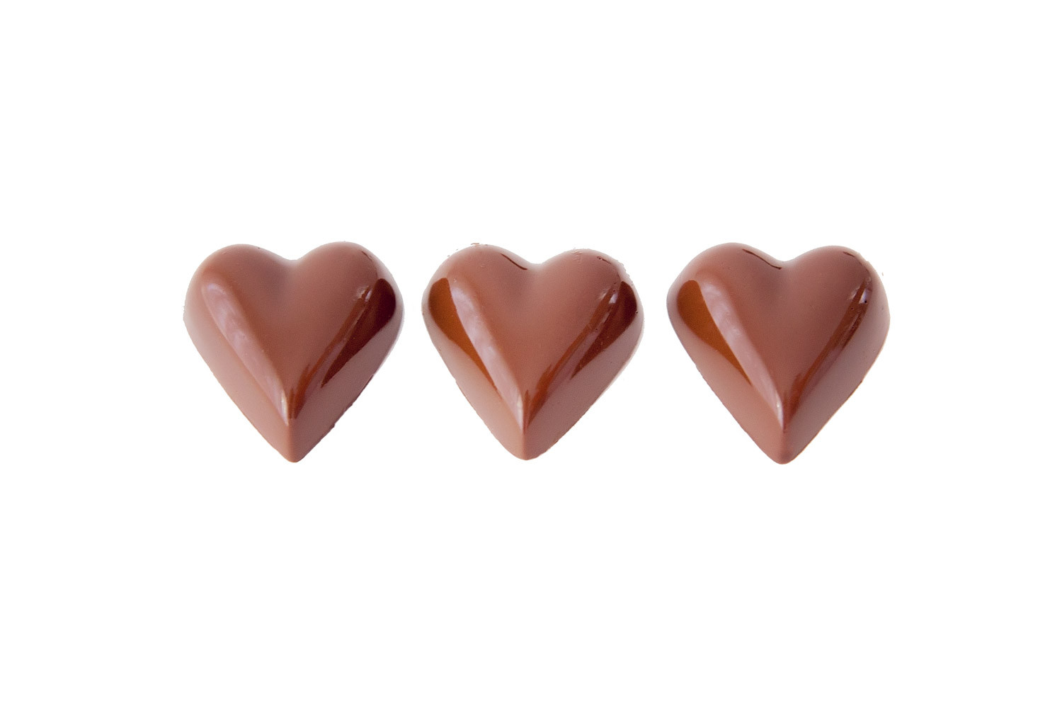Beautiful Chocolate Hearts