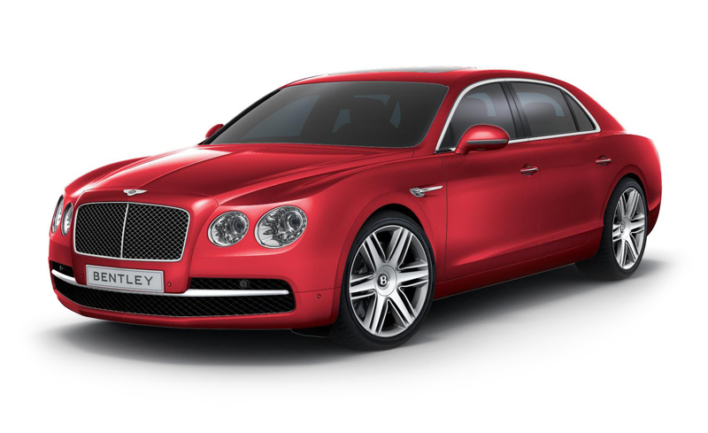 Red Bentley Car
