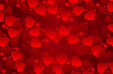 Red Love Heart Wallpaper