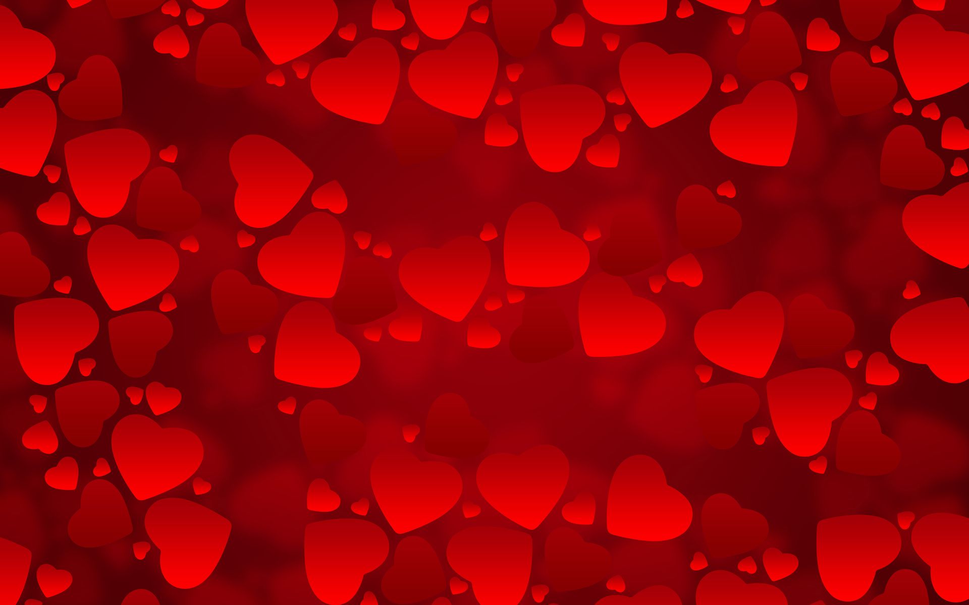 Red Love Heart Wallpaper
