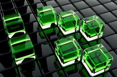 3D Green Cubes