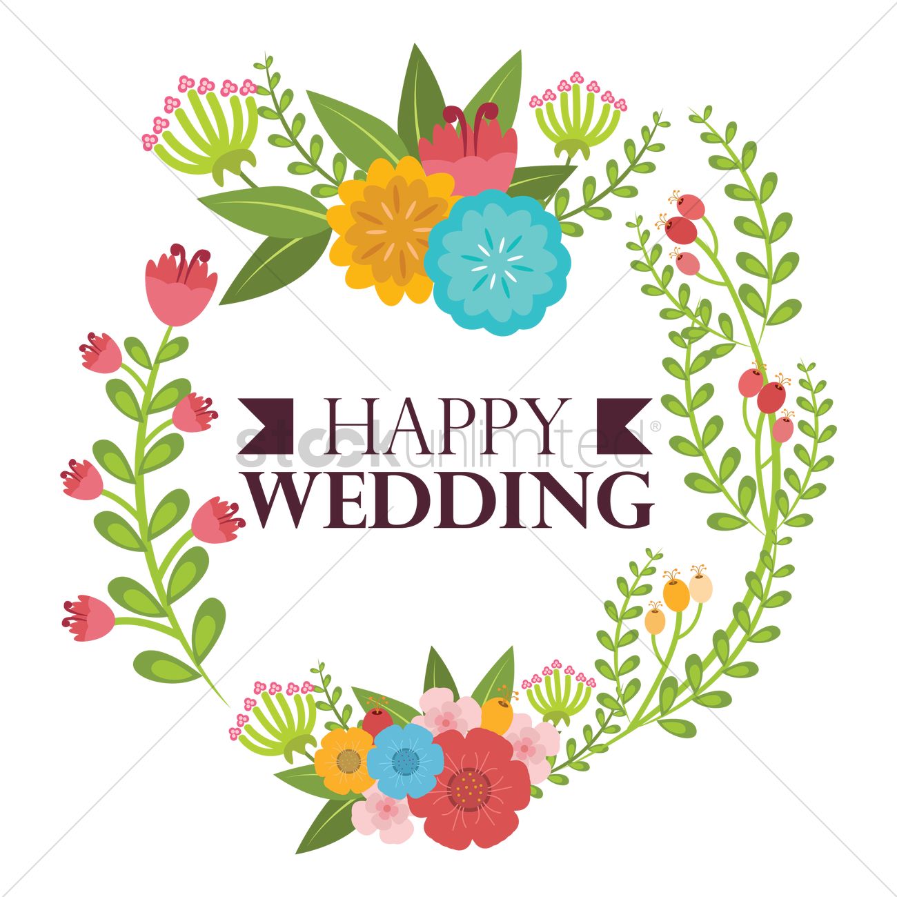 Animated Happy Wedding