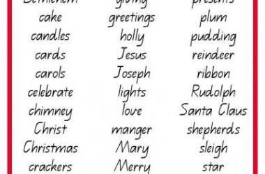 Top Christmas Words