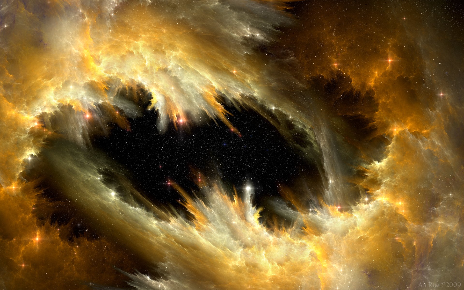Widescreen Nebula Wallpaper