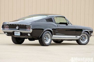Old car Ford Mustang GT Fastback