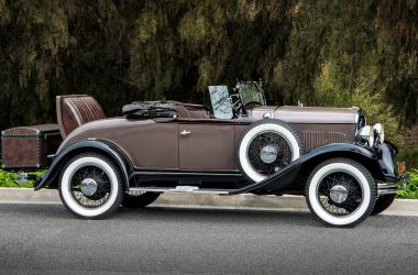 Brown Vintage Car