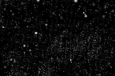 Snowfall Dark Background