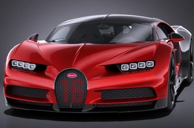 Red Bugatti Chiron