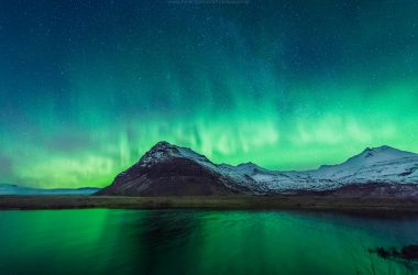 Colorful Northern Light Background