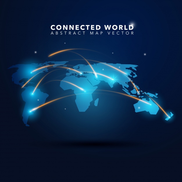 Connected World Background