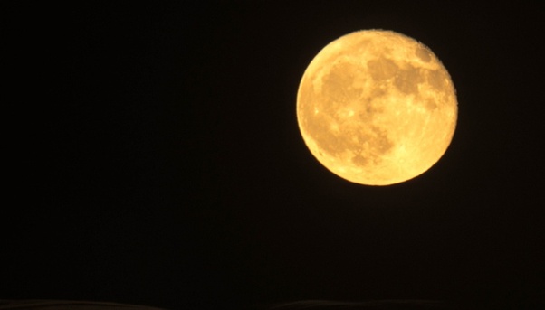 Awesome Yellow Moon