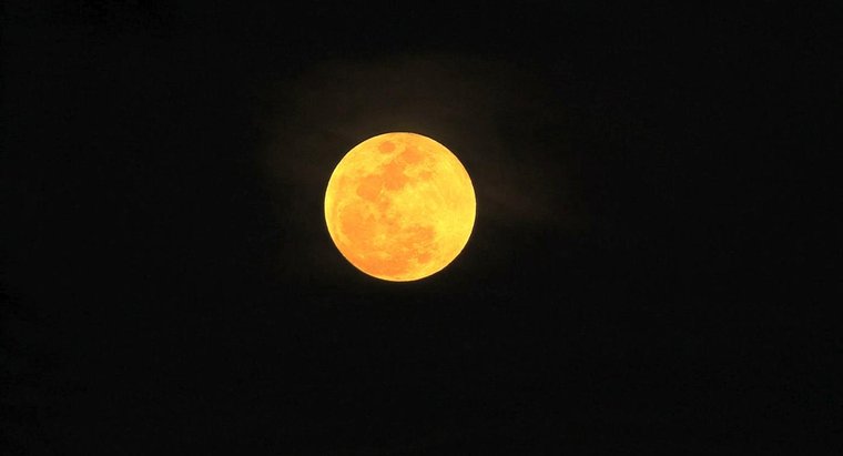 Beautiful Yellow Moon