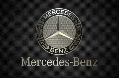 Black Mercedes Benz Logo