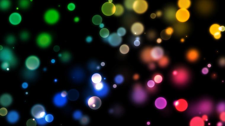 Colorful Particles Wallpaper