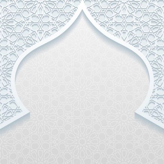 White Islamic Background