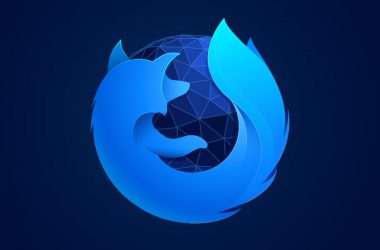 Free Firefox Blue Wallpaper