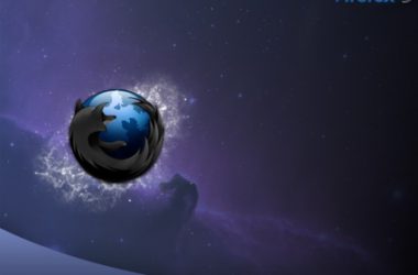 Logo Firefox Blue Wallpaper