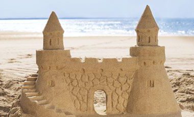 Natural Sand Castle