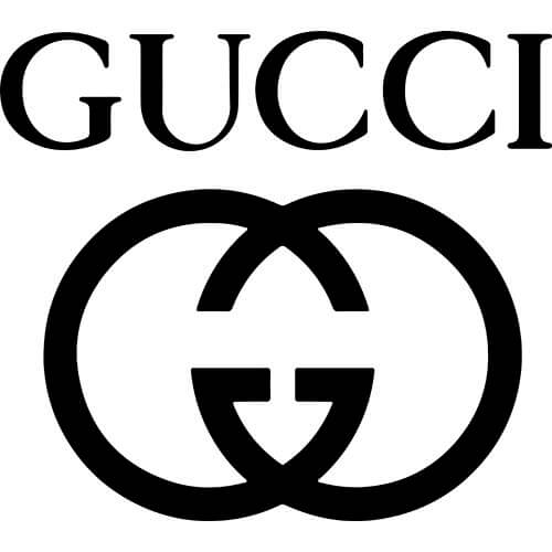 Black Gucci Logo