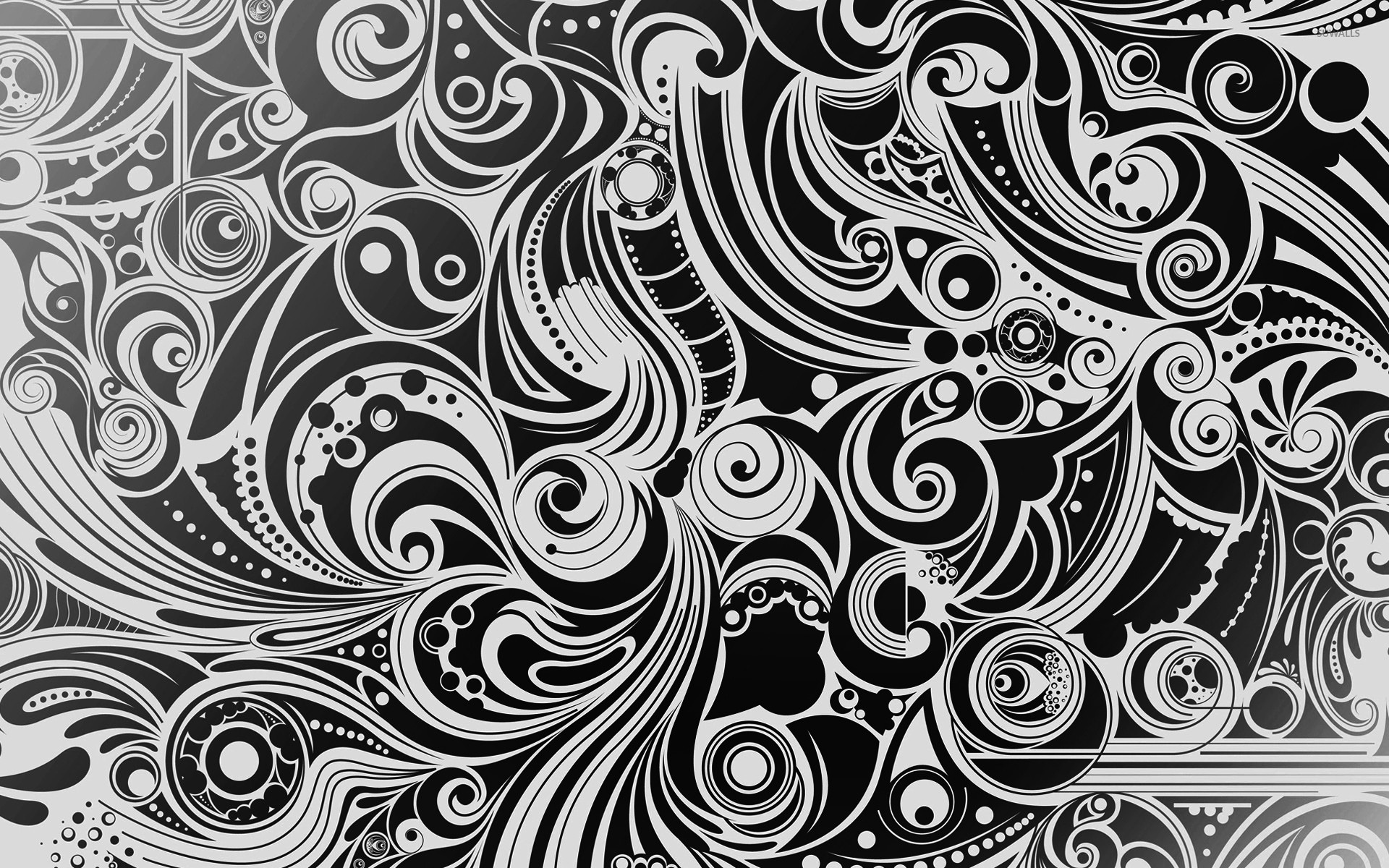 3D Swirls Wallpaper