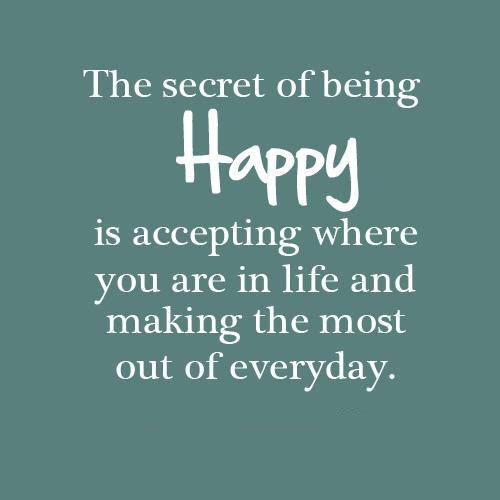 HD Be Happy Quote