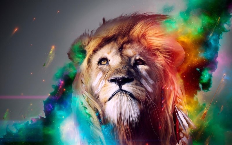 Lion Art Coolest Wallpaper