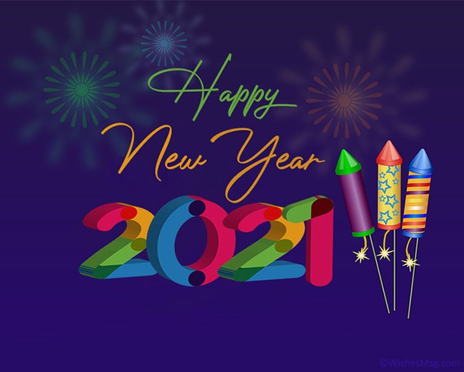 Animated New Year Message