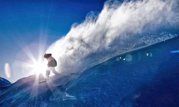 Widescreen Snowboarding Wallpaper