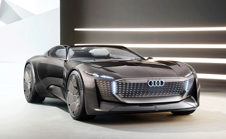Black Audi Skysphere Concept