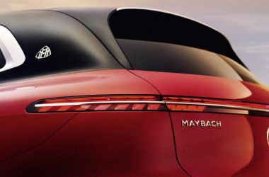 Back Side Mercedes-Maybach EQS