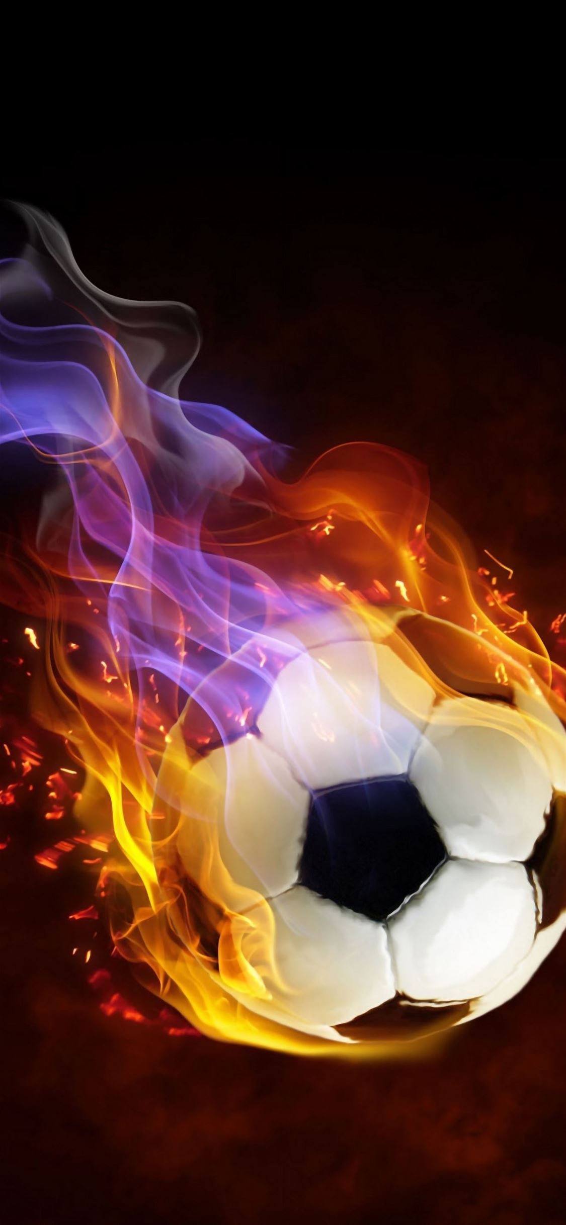 Fire Football Wallpaper