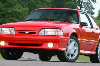 Red Ford Mustang Foxbody